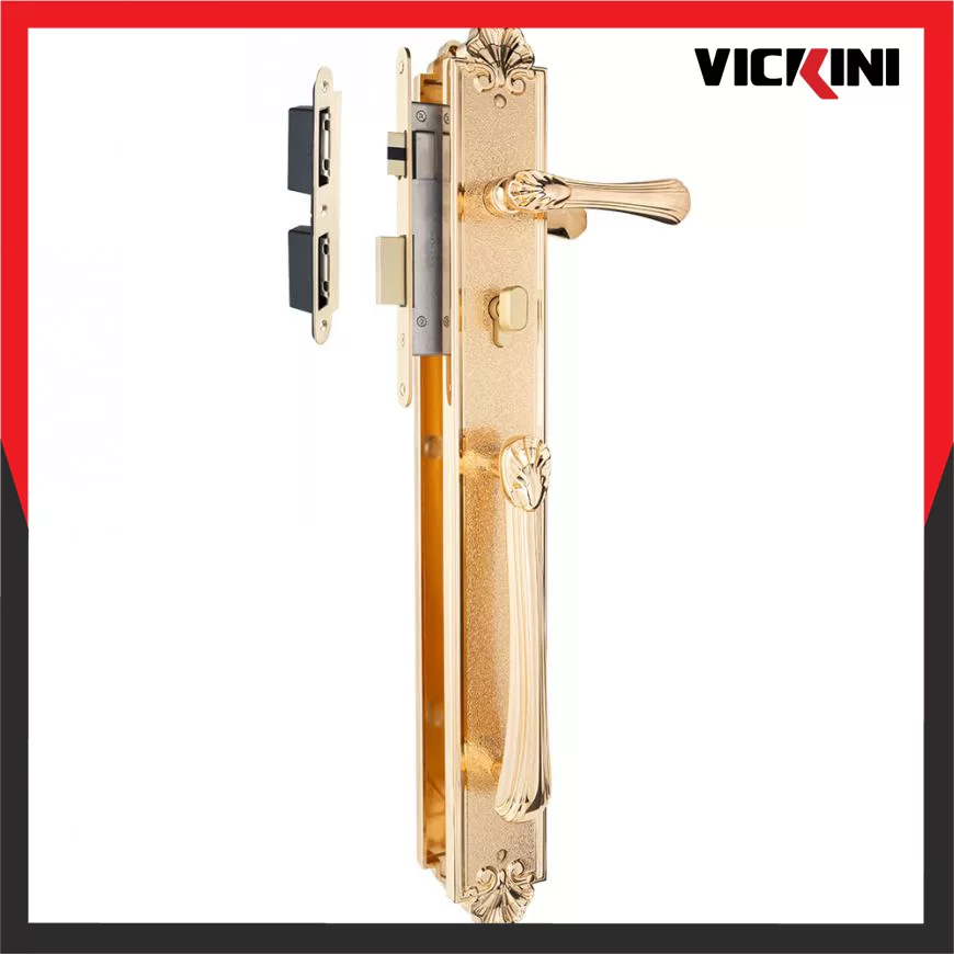 Khóa cửa đại sảnh VICKINI 38605.101 - Vàng 24K