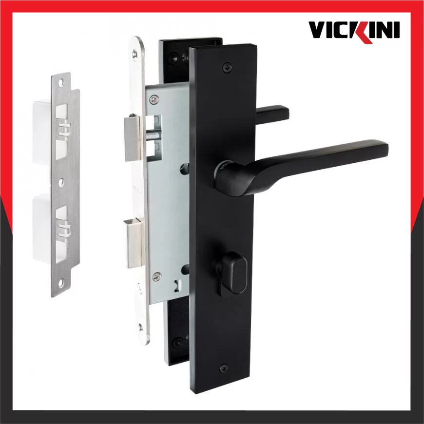 Khóa cửa nẹp VICKINI 35021.101 – Đen mờ