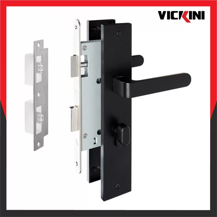 Khóa cửa nẹp VICKINI 35033.101 – Đen mờ