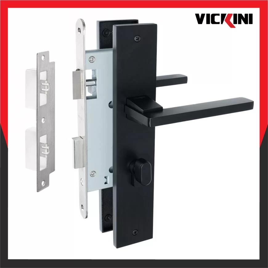 Khóa cửa nẹp VICKINI 35081.101 – Đen mờ