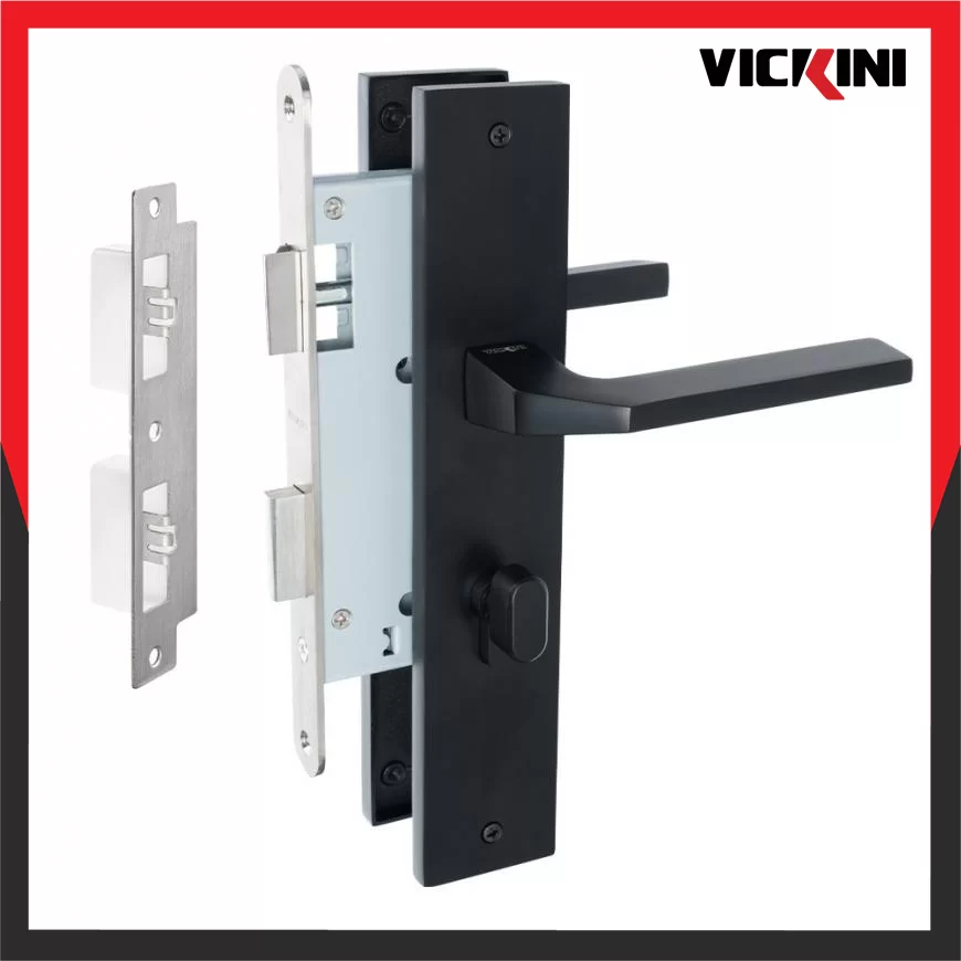 Khóa cửa nẹp VICKINI 35092.101 – Đen mờ