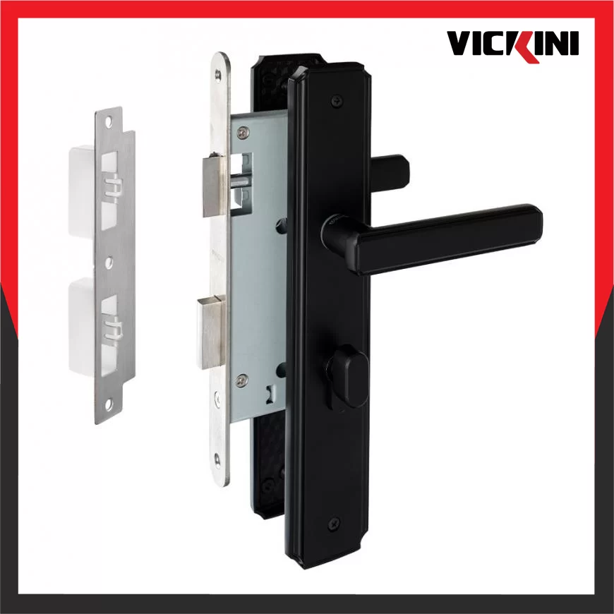 Khóa cửa nẹp VICKINI 35172.101 – Đen mờ