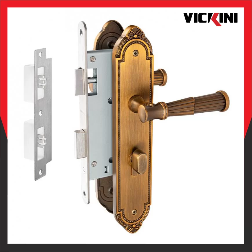 Khóa cửa nẹp VICKINI 35769.101 – Cafe vàng