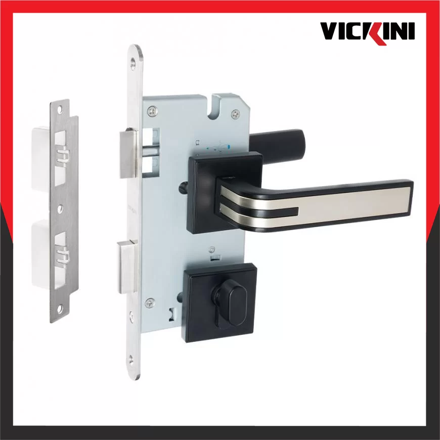Khóa cửa phân thể VICKINI 34123.101 – Đen mờ