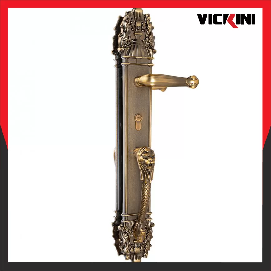 Tay khóa cửa sảnh VICKINI 39501.004 CF – Cafe vàng