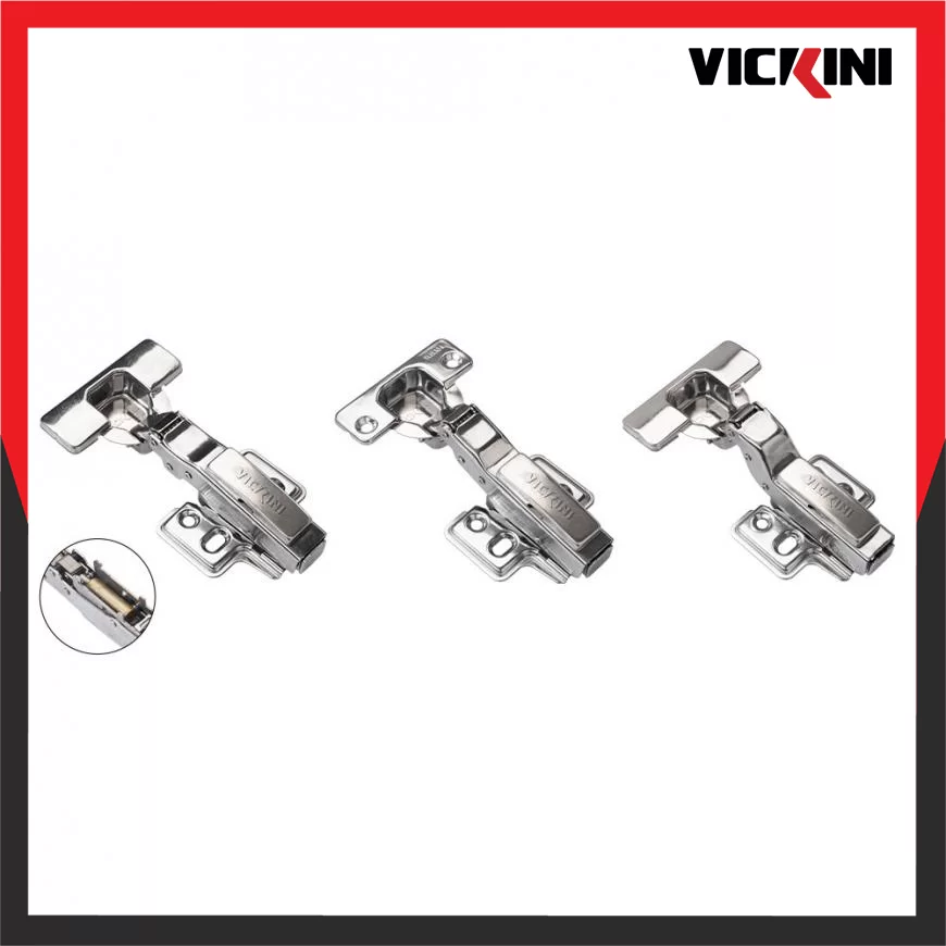 Bản lề bật giảm chấn VICKINI 01608 – Inox bóng
