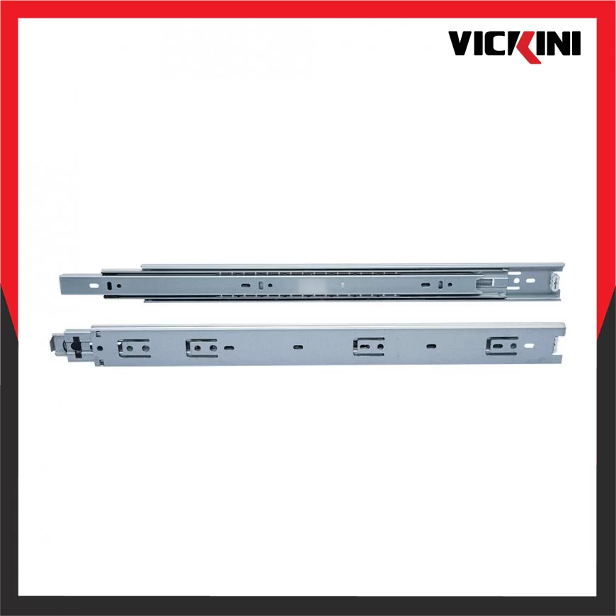 Thanh ray trượt 3 tầng VICKINI 02421 – Kẽm xanh