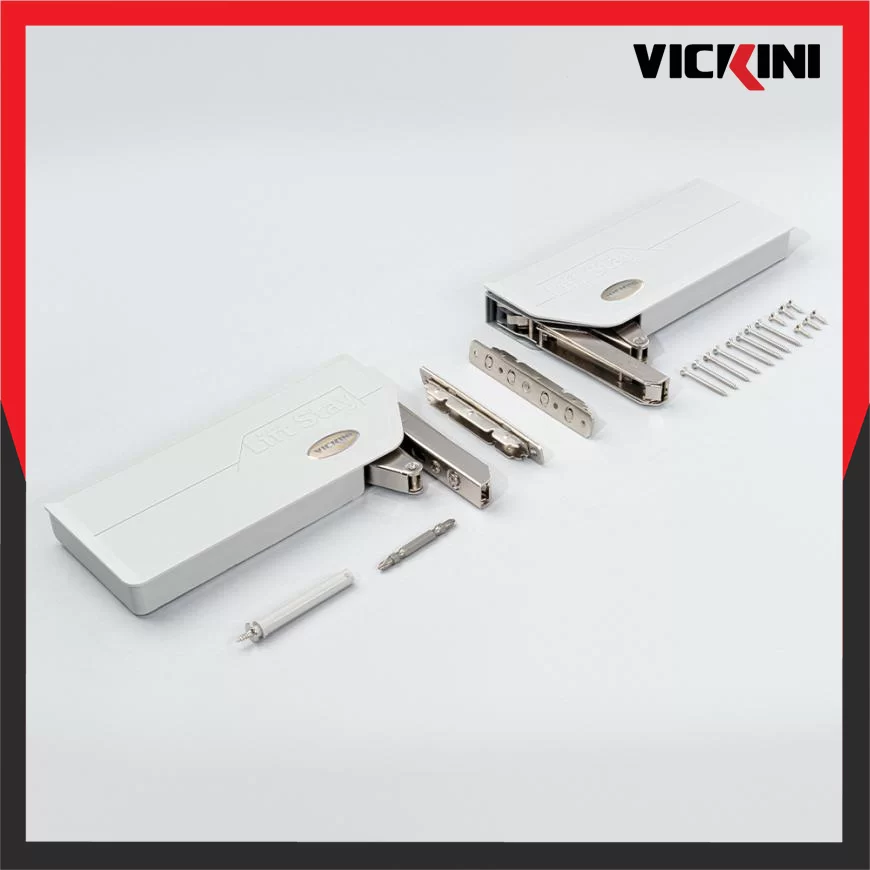 Tay nâng cửa tủ VICKINI 04223.001 – Xám sơn
