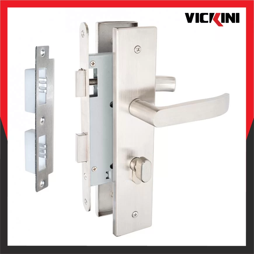Khóa cửa nẹp lớn VICKINI 37915.101 – Inox mờ