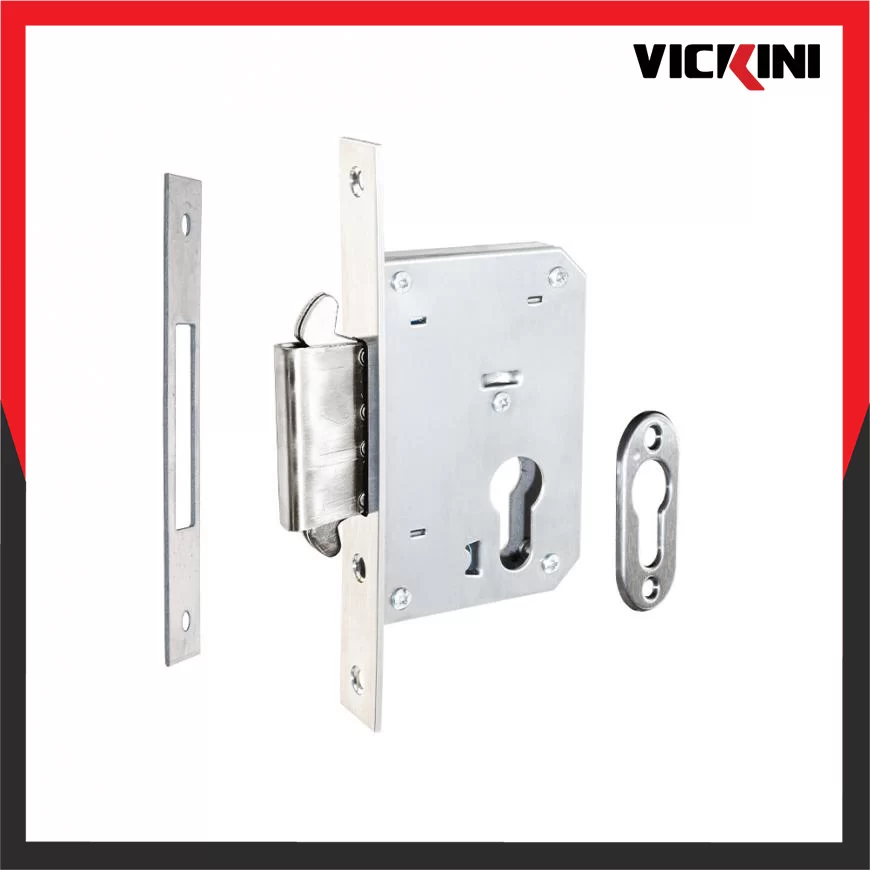 Thân khóa cửa VICKINI 40045.001 – Inox mờ