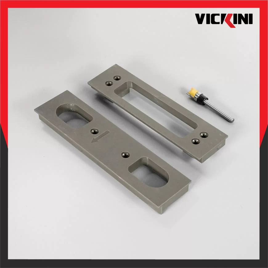 Bát nhựa lấy dấu bản lề âm cửa VICKINI 43344.001 – Bạc sơn