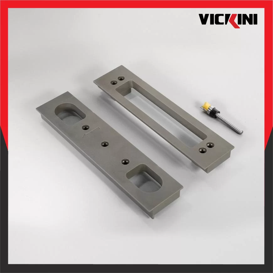 Bát nhựa lấy dấu bản lề âm cửa VICKINI 43345.001 – Bạc sơn