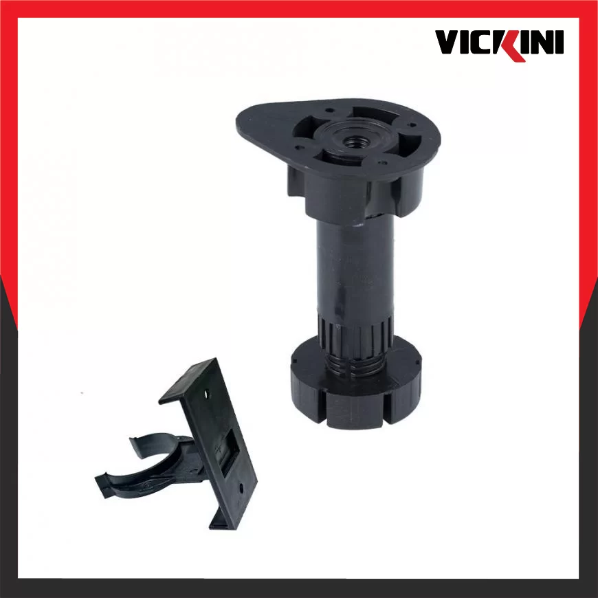 Chân tủ bếp VICKINI 08102.001 – Đen