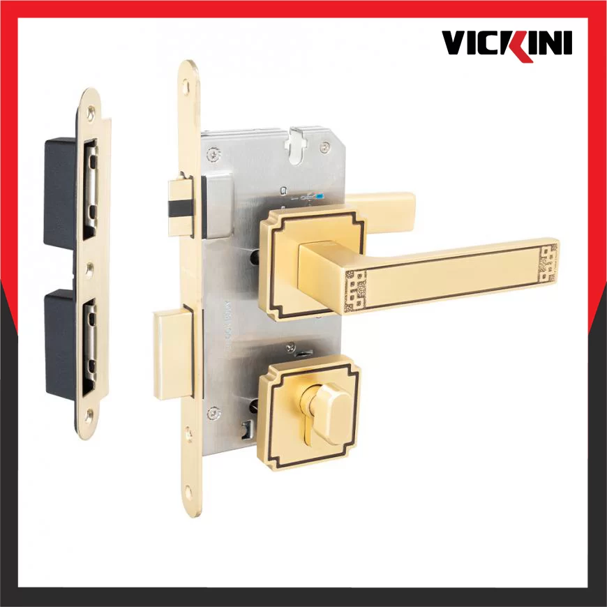 Khóa cửa phân thể VICKINI 38378.101 – Vàng 24K