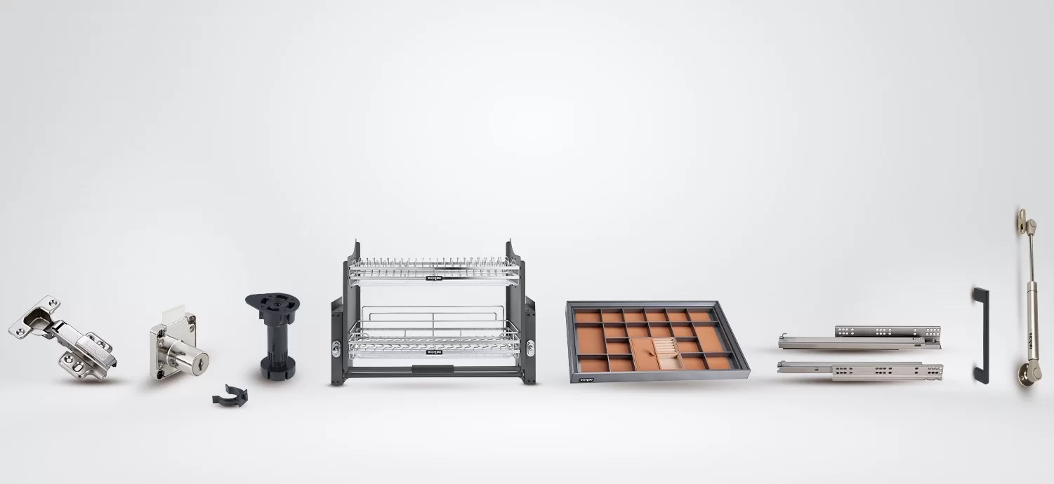 PHỤ KIỆN TỦ GỖ VICKINI GỒM NHỮNG LOẠI NÀO?