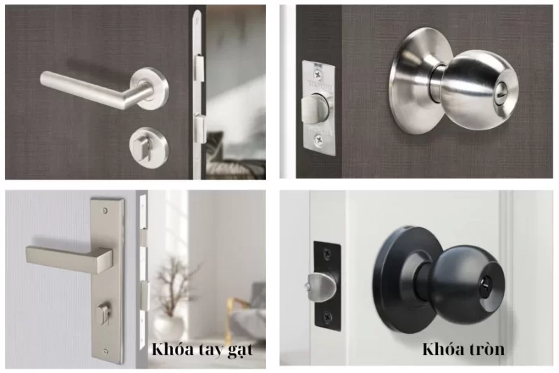 So sánh khóa tay gạt và khóa tròn: Nên chọn loại nào tốt hơn?