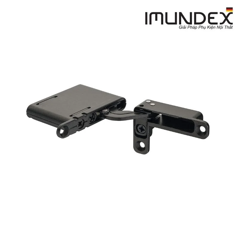 Bản lề tủ lắp âm giảm chấn cho cửa khung nhôm kính Imundex 7144116