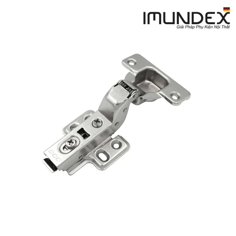 Bản lề tủ lắp cài giảm chấn 2 chiều Imundex 7171110