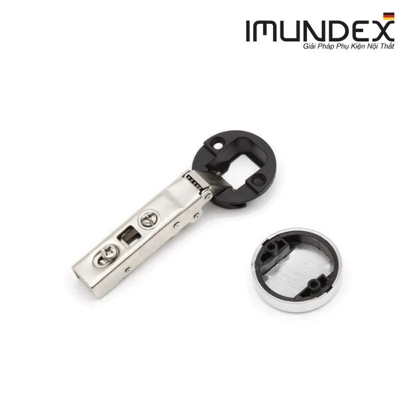 Bản lề tủ lắp cài giảm chấn 2 chiều Imundex 7172106