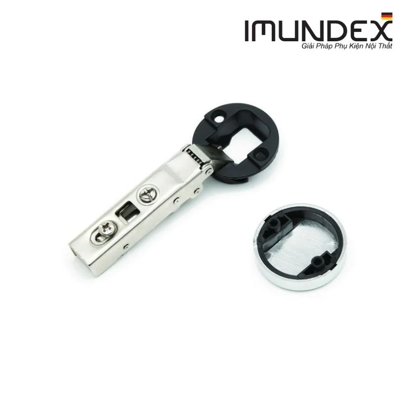 Bản lề tủ lắp cài giảm chấn 2 chiều Imundex 7173105