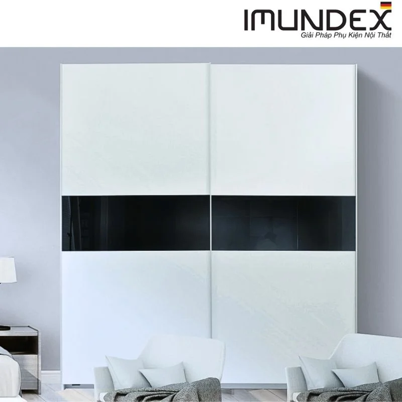 Bộ phụ kiện cửa trượt treo (trùm ngoài) 2 cánh Imundex 7302810