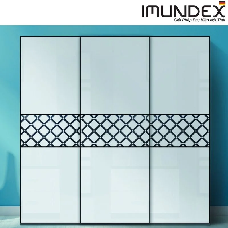 Bộ phụ kiện cửa trượt treo (trùm ngoài) 3 cánh Imundex 7302811