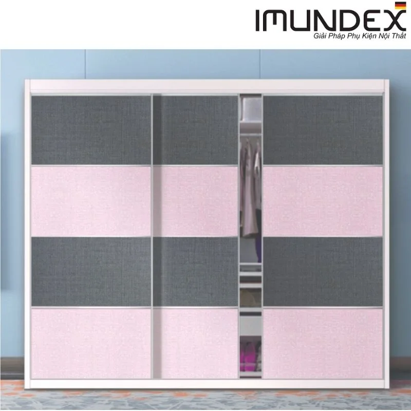 Bộ phụ kiện cửa trượt âm (lọt lòng) 3 cánh Imundex 7302821