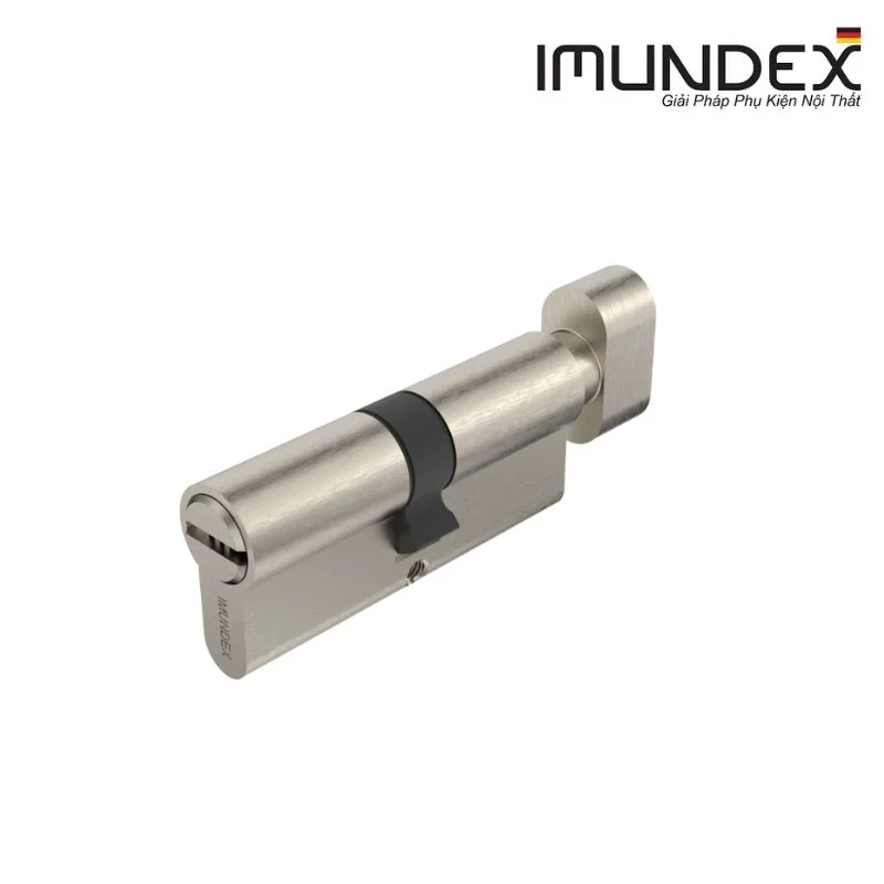 Ruột khóa 1 đầu chìa và 1 dầu vặn ovan Imundex 757.73.865