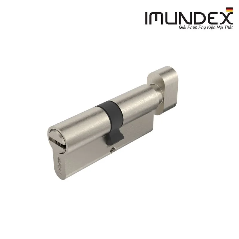 Ruột khóa 1 đầu chìa và 1 dầu vặn ovan Imundex 757.73.875