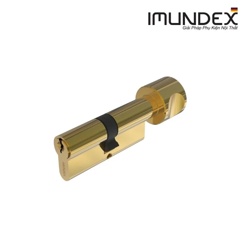 Ruột khóa 1 đầu chìa và 1 đầu vặn tròn Imundex 757.93.370