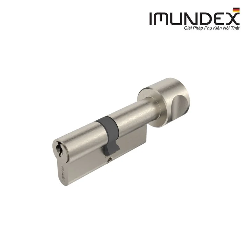 Ruột khóa 1 đầu chìa và 1 đầu vặn tròn Imundex 757.93.465