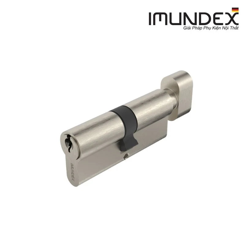 Ruột khóa 1 đầu chìa và 1 dầu vặn ovan Imundex 757.93.865