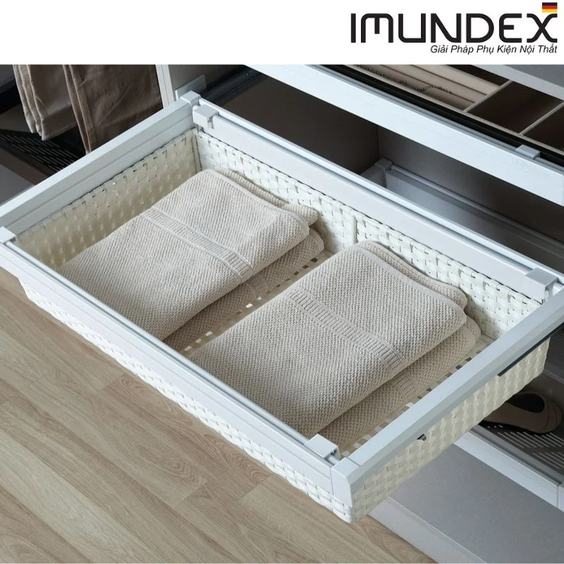 Rổ quần áo, có ray giảm chấn Imundex 7902001