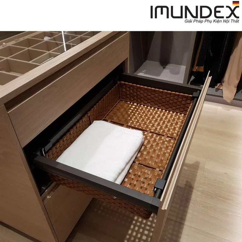 Rổ quần áo, có ray giảm chấn Imundex 7902101