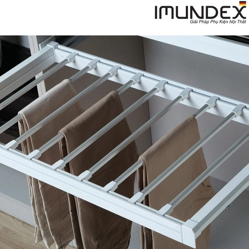 Giá treo quần, có ray giảm chấn Imundex 7903002