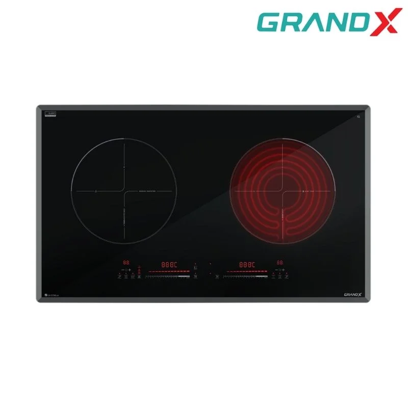 Bếp điện từ 2 vùng nấu GrandX GX E795Lux Serial 7