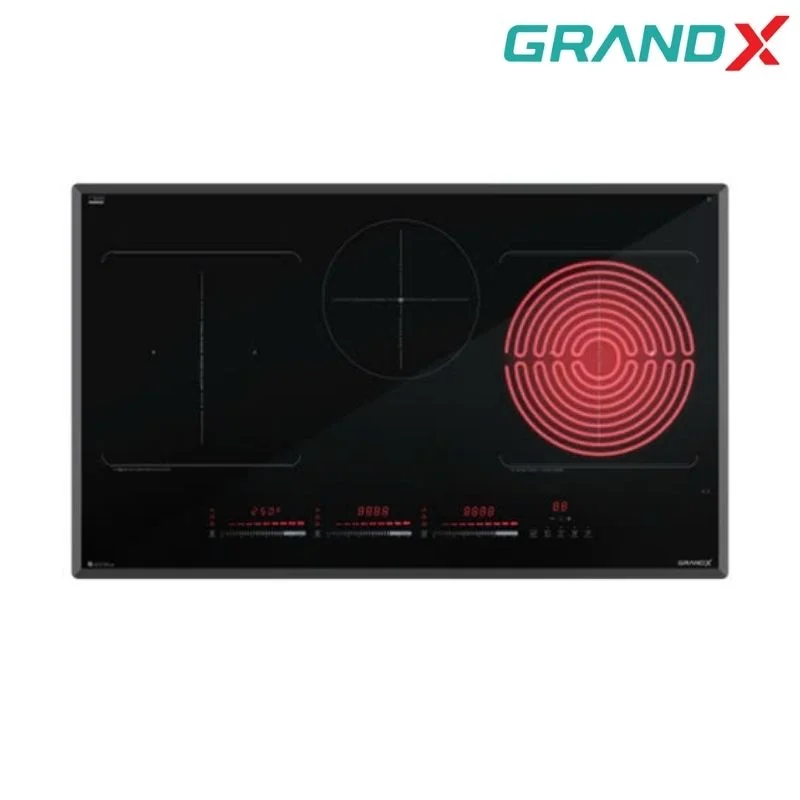 Bếp điện từ 3 vùng nấu GrandX GX IH738Lux Serial 7