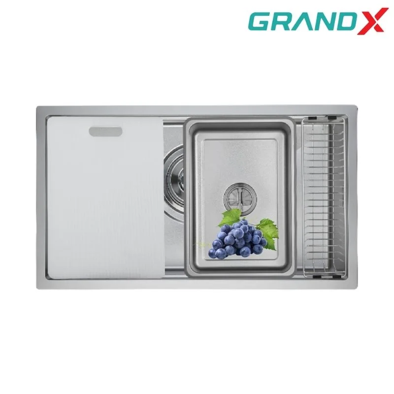 Chậu rửa chén 1 hộc inox 304 GrandX GX7845V