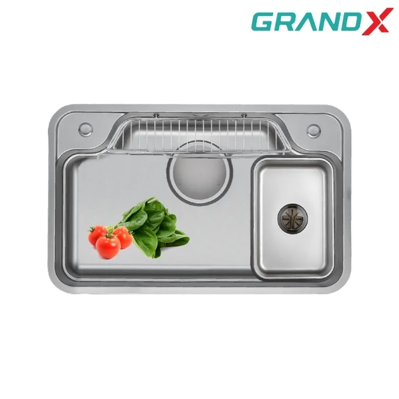 Chậu rửa chén 1 hộc inox 304 GrandX GX8050JP