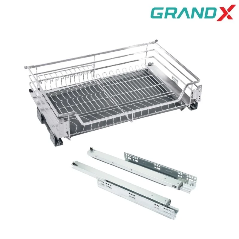 Giá chén bát 900mm Inox 304 nan dẹt GrandX XD.90S