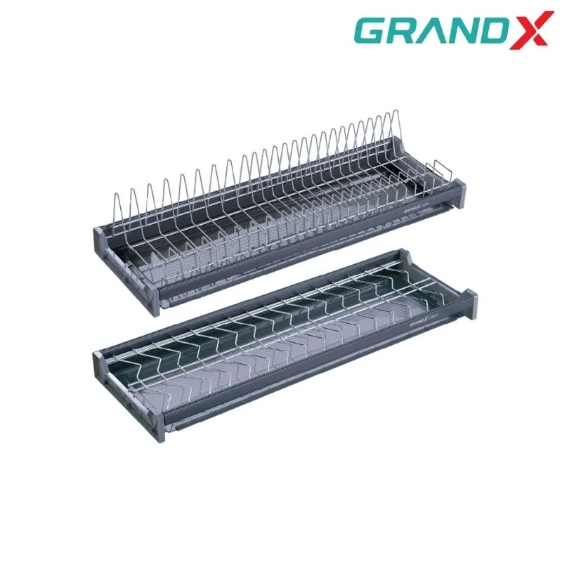 Giá chén bát cố định 600mm Inox 304 nan dẹt GrandX XF.60S