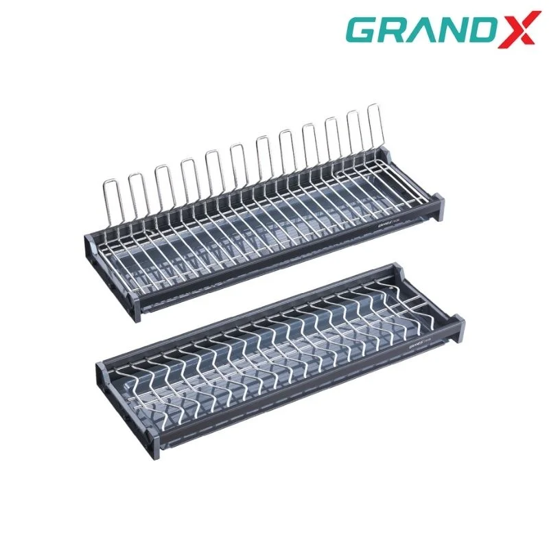 Giá chén bát cố định 700mm Inox 304 nan Oval GrandX XF.70M