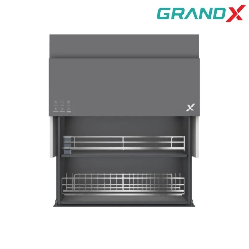 Giá gia vị nâng hạ điện 900mm Inox 304 GrandX XL.90ET-Pro