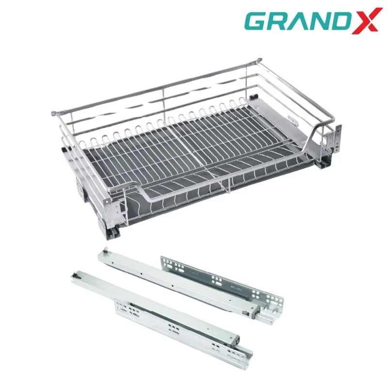 Giá xoong nồi 900mm Inox 304 nan dẹt GrandX XP.90S