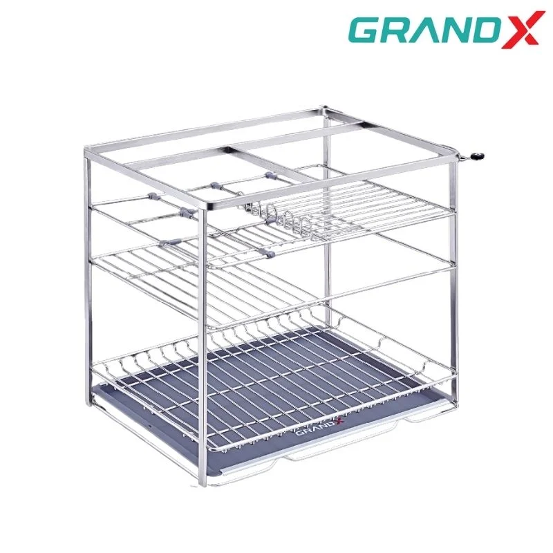 Giá gia vị 250mm Inox 304 nan dẹt GrandX XS.25S