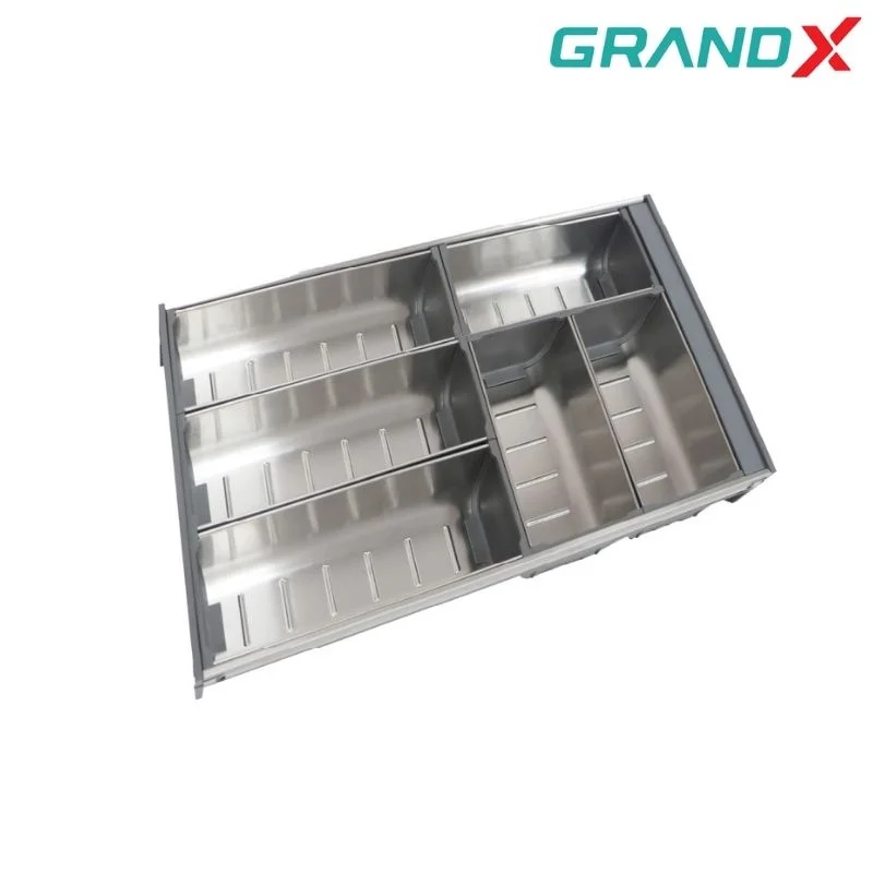 Khay chia inox 304 Rộng 280mm GrandX XT.S280