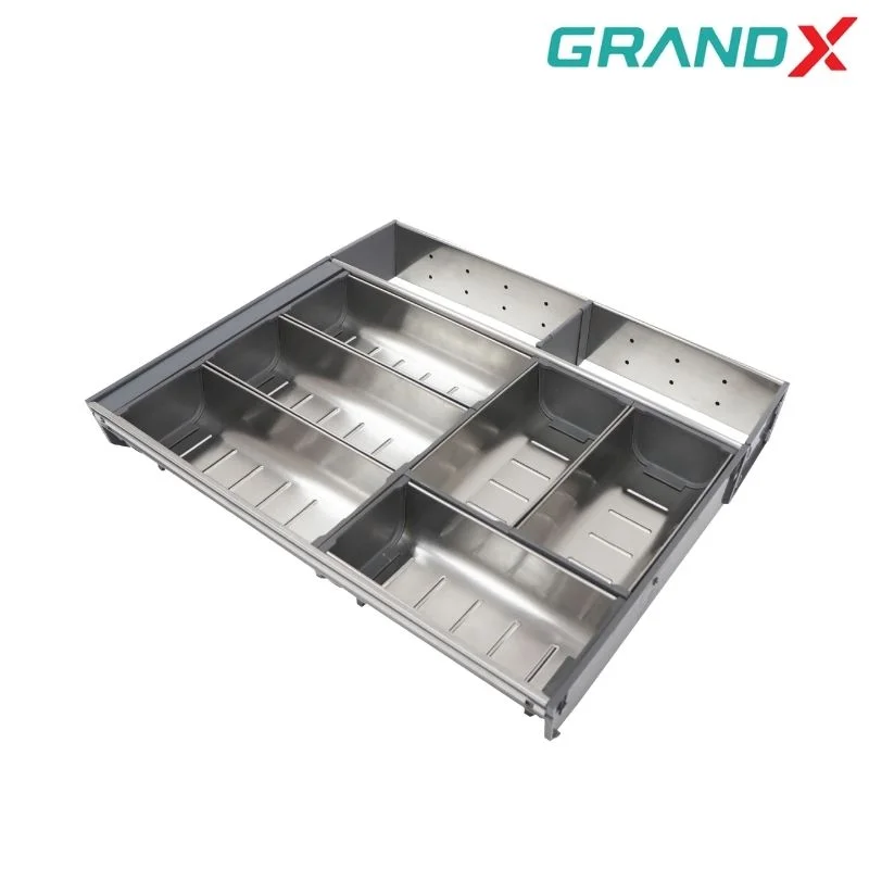 Khay chia inox 304 Rộng 380mm GrandX XT.S380