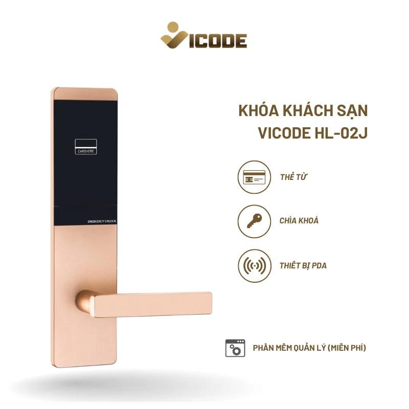 Khóa Khách Sạn Vicode HL-02J