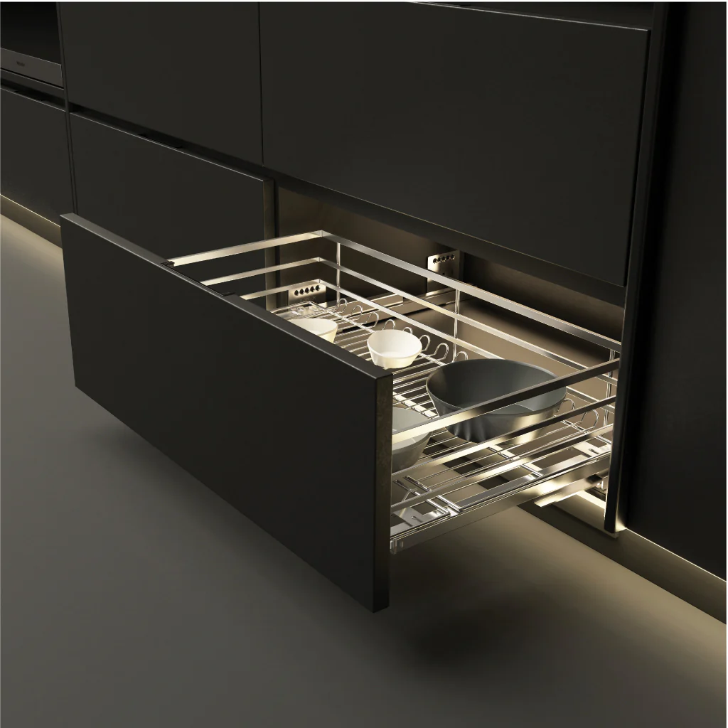 Giá xoong nồi Hafele 600mm Inox 304 549.08.023