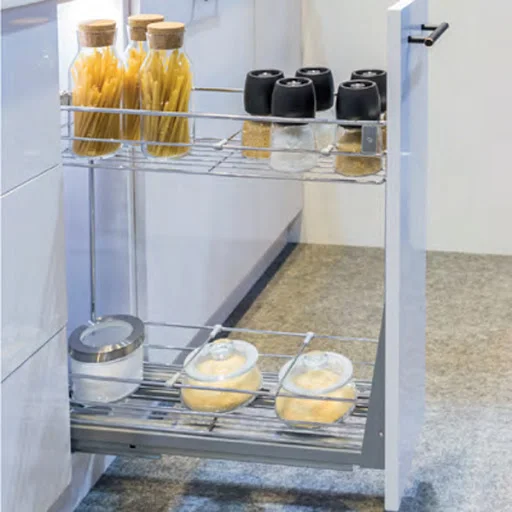 Bộ rổ kéo để gia vị 200mm Häfele 549.34.021